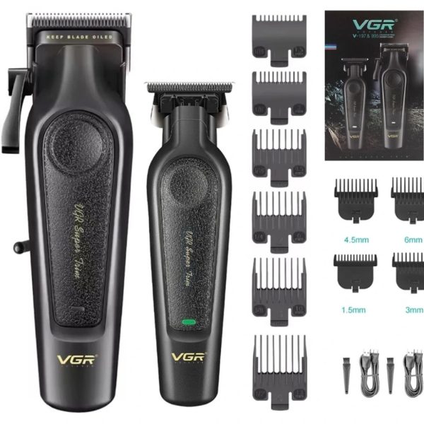 ست ماشین اصلاح وی جی آر مدل V-197 و V-995