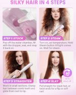 اتو مو بخار شیگلم SHEGLAM Hydra Shot Steam Iron Pro - تصویر 2